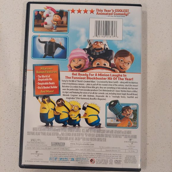 3/$15 Despicable Me and Despicable Me 2 DVDs - Picture 4 of 8